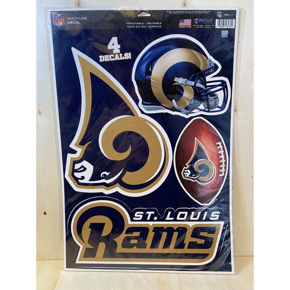 NFL Pick Your Team Decals Stickers 4 Piece Set Football Saints Jets Falcons etc. - Picture 3 of 9